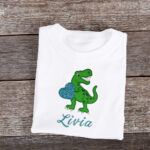 T-shirt Dino serce